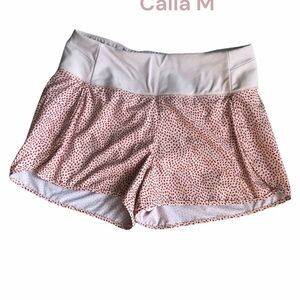 Women's Pink Patterned Shorts